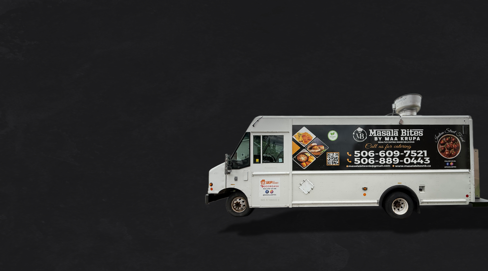 Masala Bites Food Truck Background